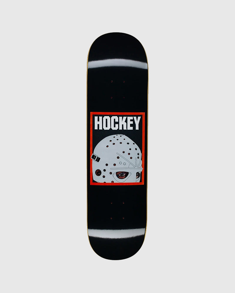Hockey Board - Half Mask Black - 8"