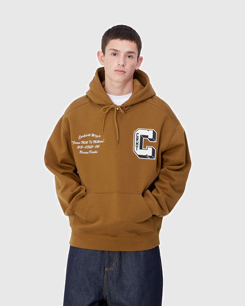 Carhartt WIP Hoodie - Ducks Brown - Hamilton Brown