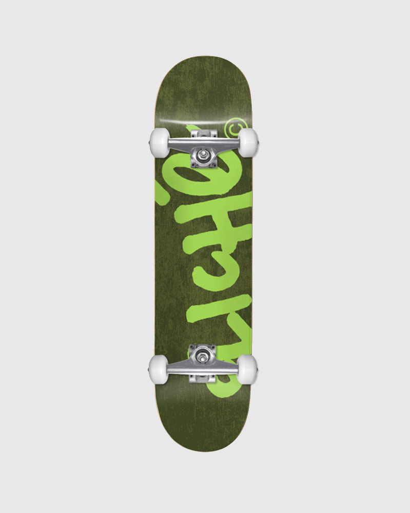 Cliché Complete - Handwritten Forest Green - 7.375"