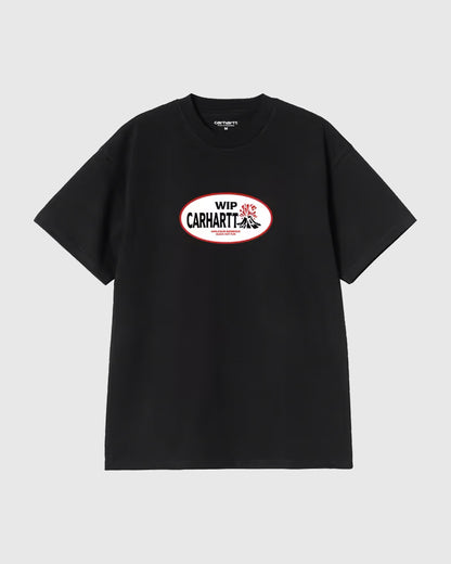Carhartt WIP Tee - Harlequin BBQ - Black