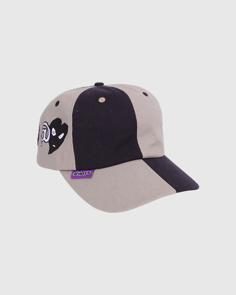 Always Cap - Mixed 6 panel - Grey/Black