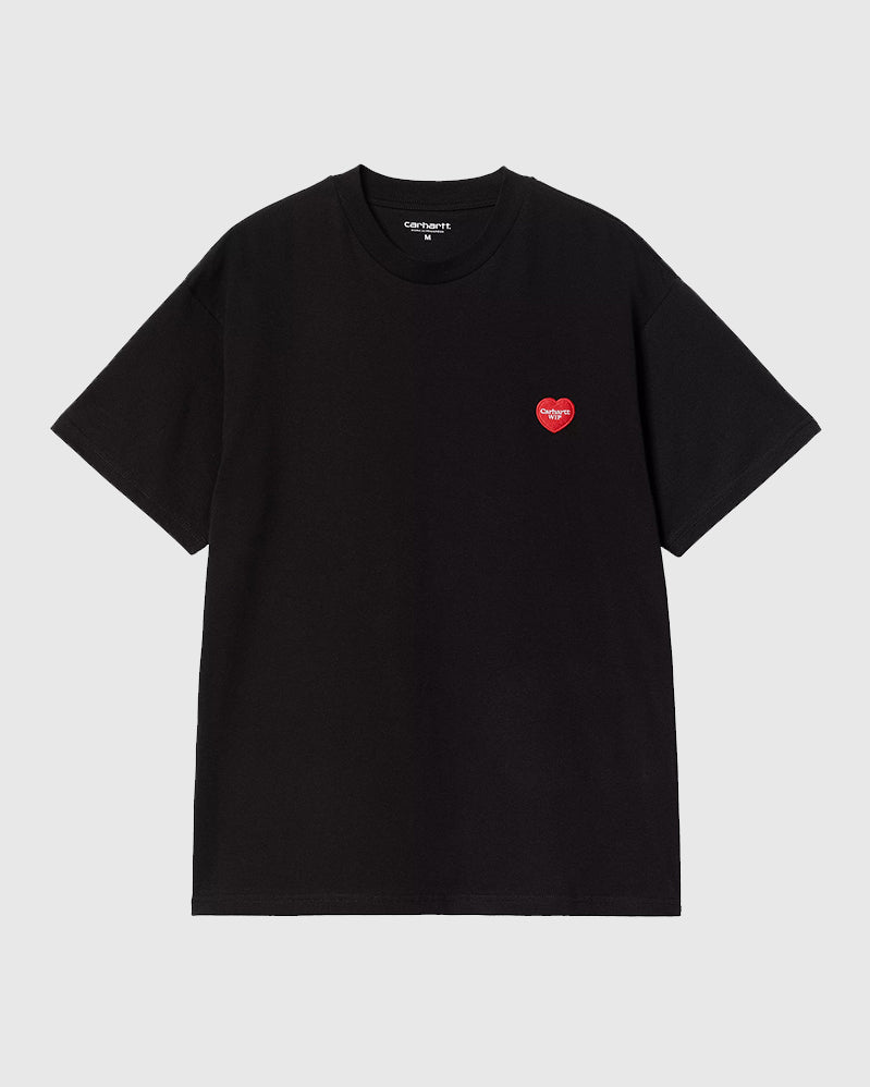 Carhartt WIP Tee - Heart II Hartt - Black