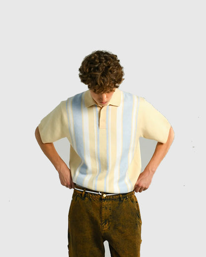 Helas Polo - Bronx Knit Polo - Beige
