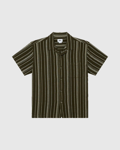 Obey Chemise - Hugh Woven - Dark Sage Multi