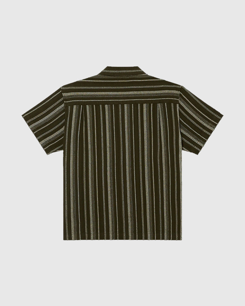 Obey Chemise - Hugh Woven - Dark Sage Multi