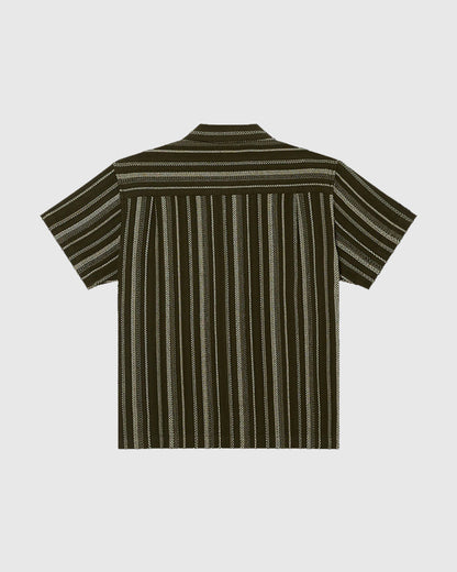 Obey Chemise - Hugh Woven - Dark Sage Multi