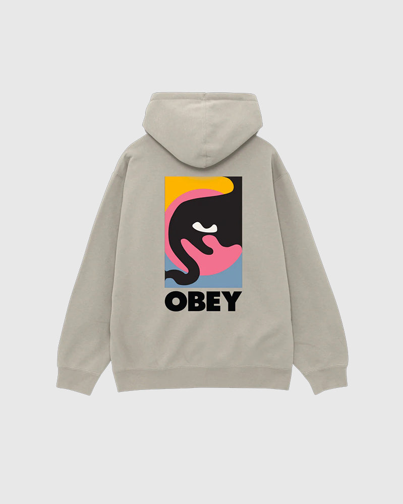 Obey Hoodie - Quarter Icon - Moonstruck
