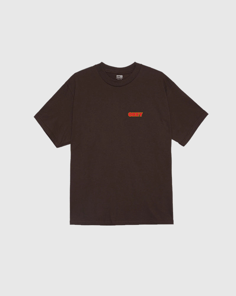 Obey Tee - Star - Java Brown