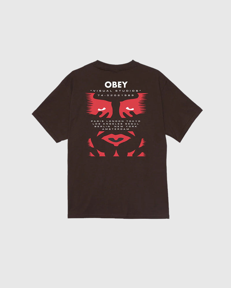 Obey Tee - Visual Studies - Java Brown