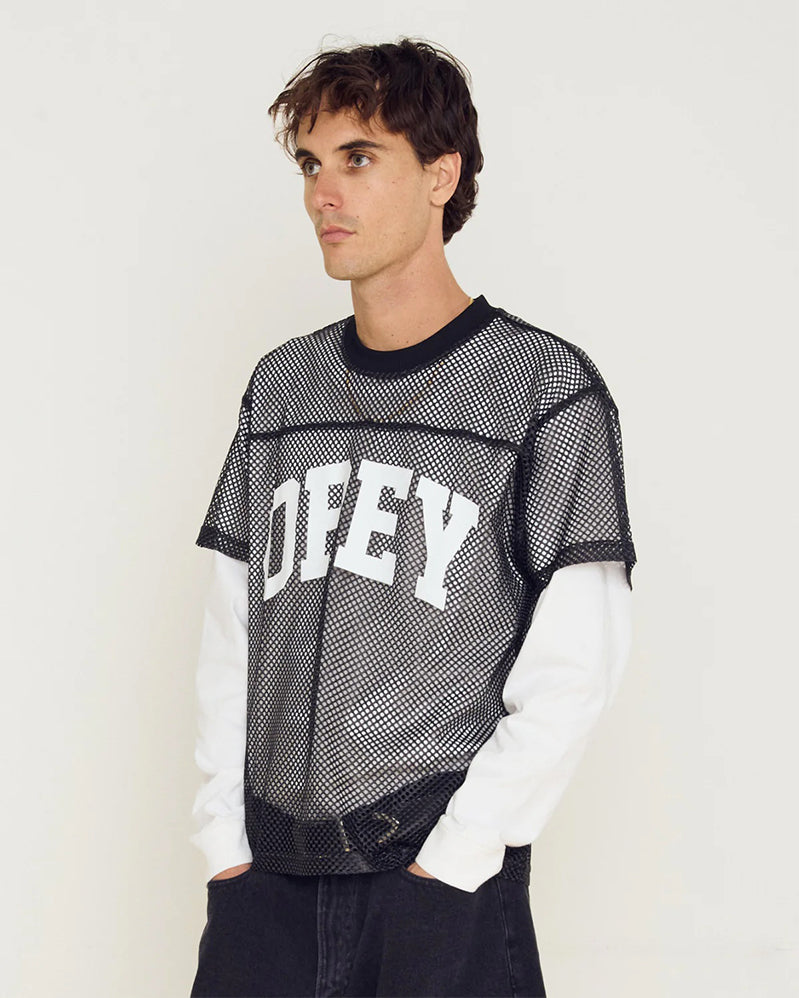 Obey Jersey - Collegiate - Black