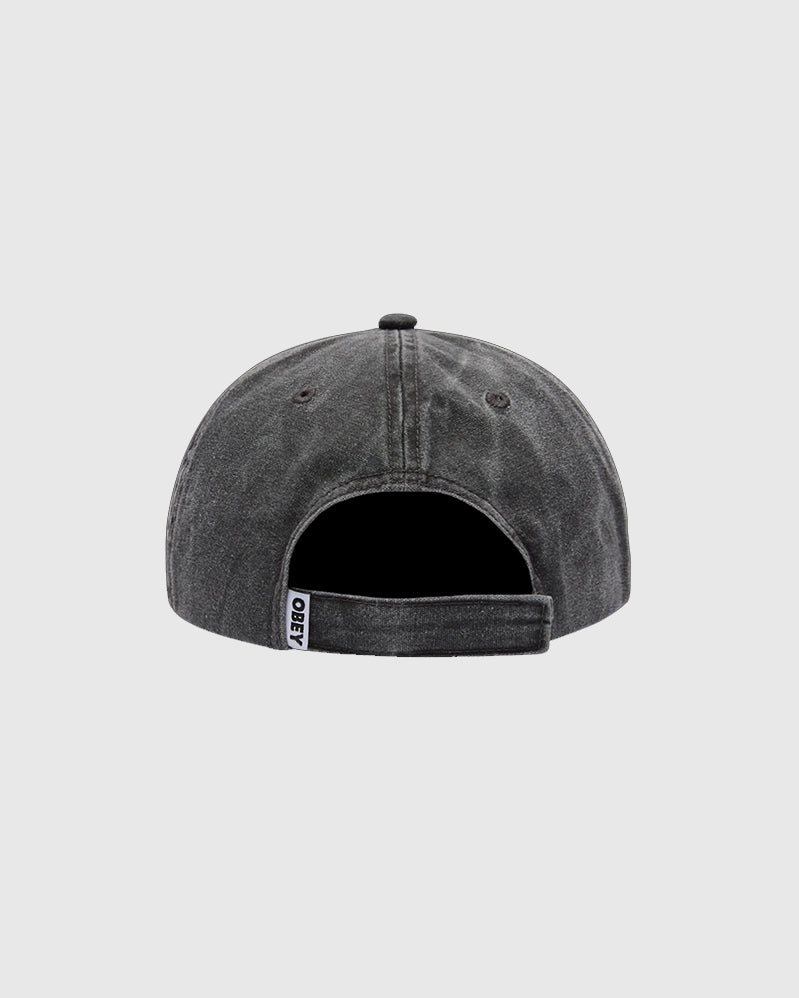 Obey Cap - Jot 6 Panel - Pigment Black