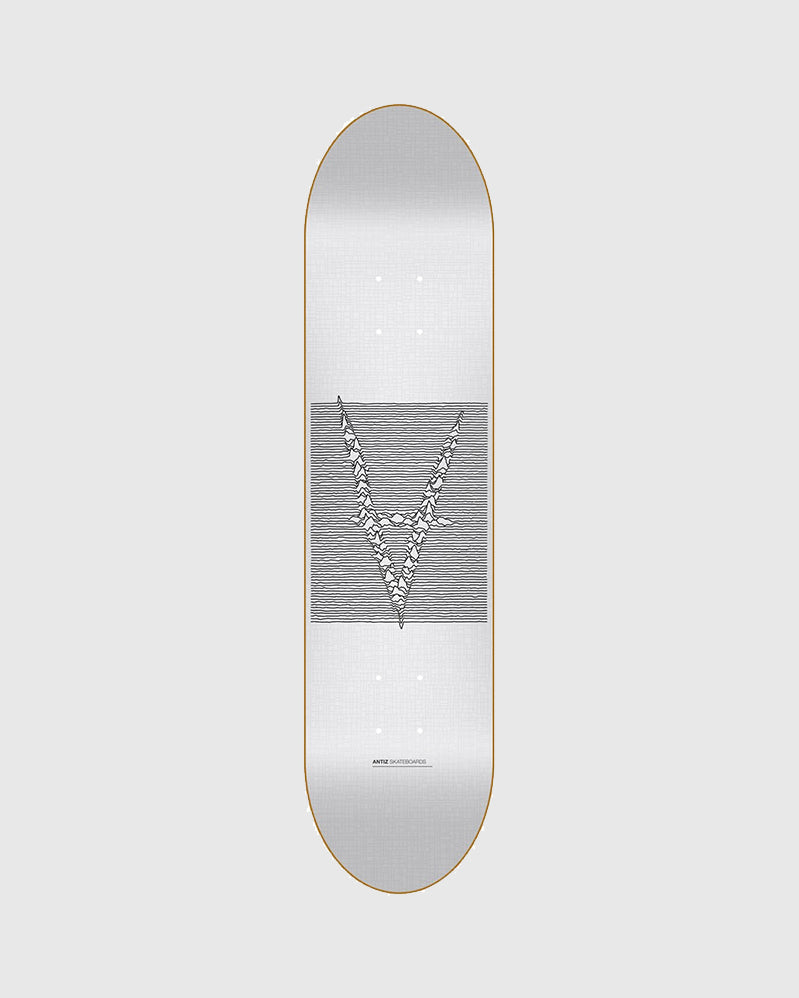 Antiz Board - Joy Division White - 8.125&quot;