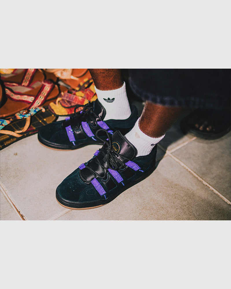 Adidas Shoes - Kader - Black/Purple/Gold