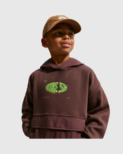 Nike SB Hoodie Kids - Chocolate
