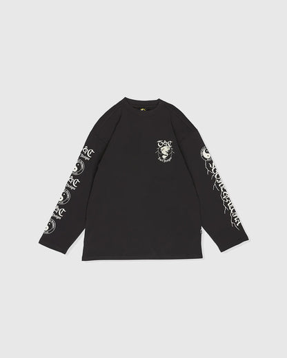 T&amp;C Tee - Koï Lightning L/S - Fatigue Black