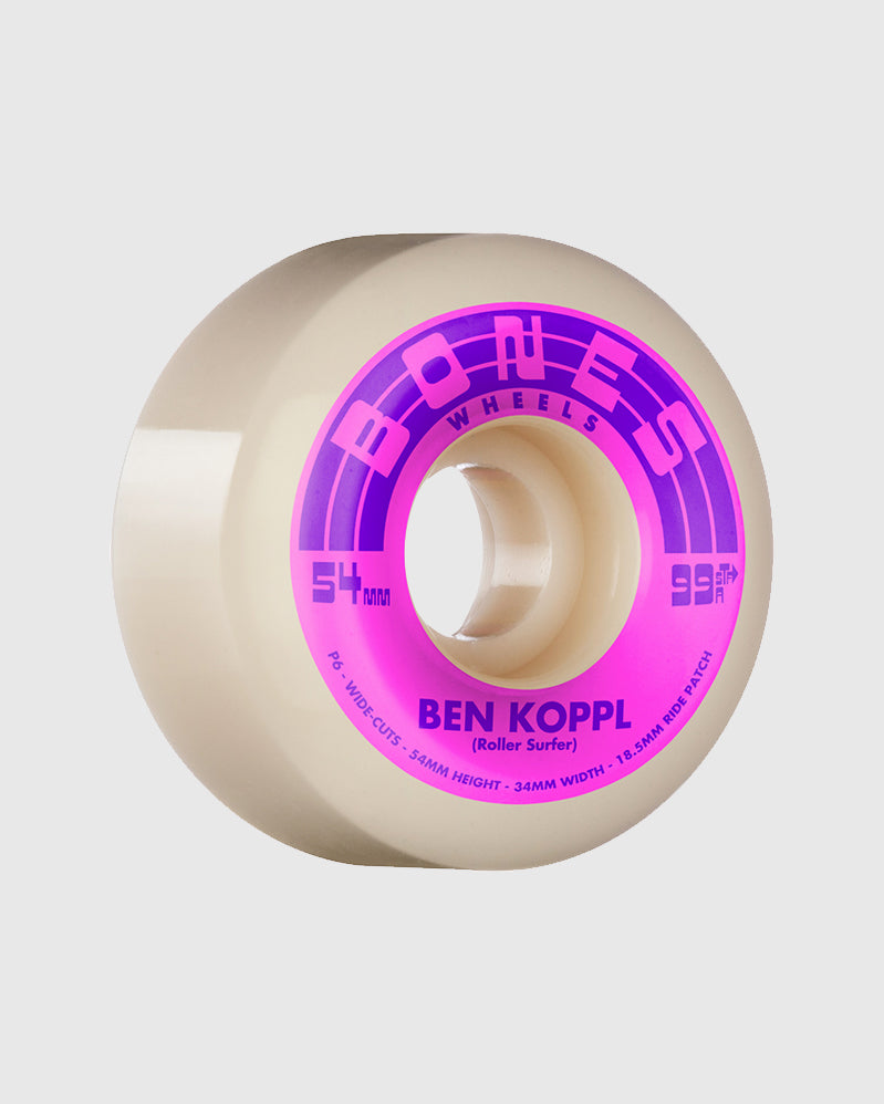 Bones Wheels - Rollersurfer - V6 54mm