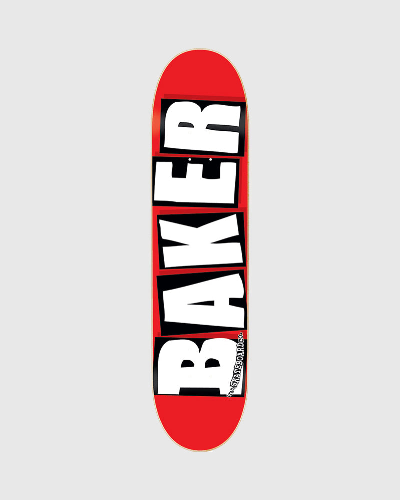 Baker Board - Brand Logo - White - 8.25&quot;