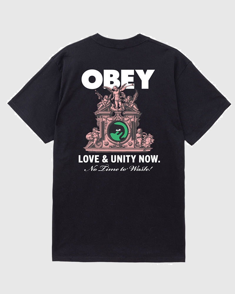 Obey Tee - Love &amp; Unity Now - Black