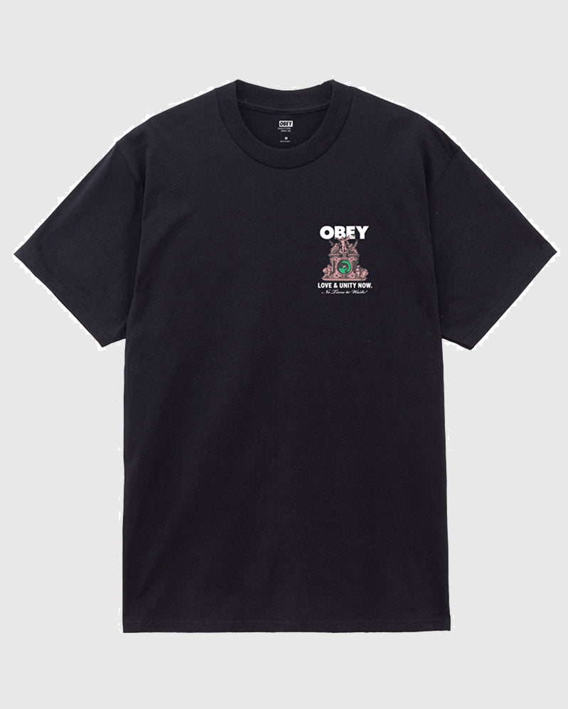 Obey Tee - Love &amp; Unity Now - Black