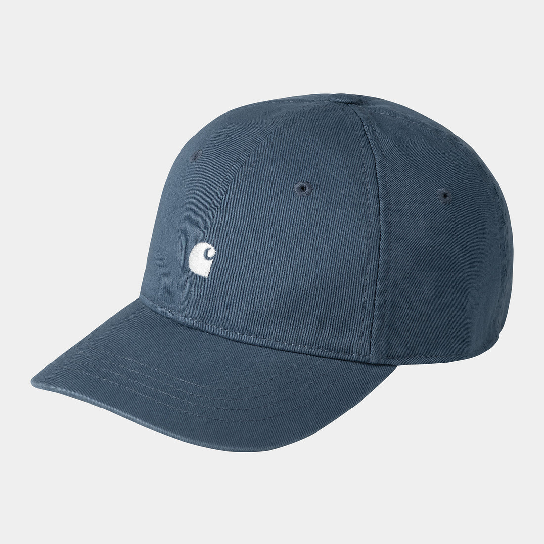 Carhartt Casquette - Madison Logo - Frosted Blue / White