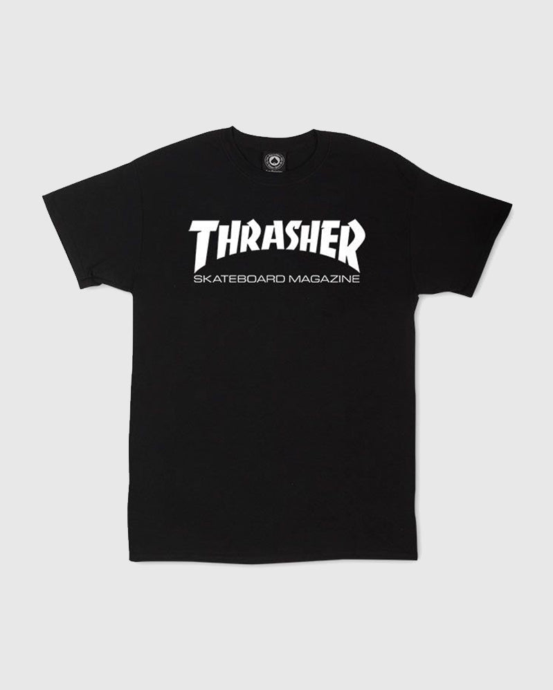 Thrasher Tee - Skate Mag - Black