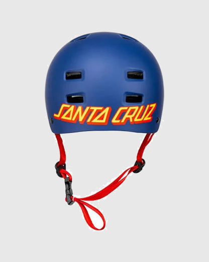 Bullet Casque - Santa Cruz Strip - Matt Blue