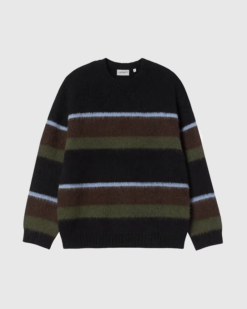 Carhartt Sweater - Merton - Sundling Stripes / Palisander