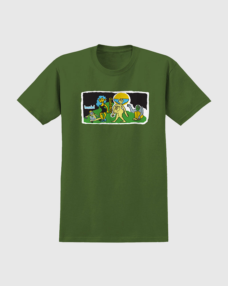 Krooked - T-shirt - Military Green