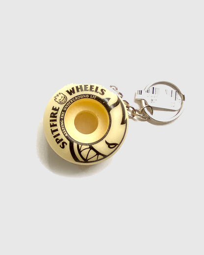 Spitfire Keychain - Wheel Natural