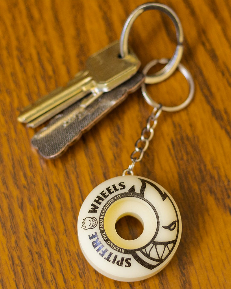 Spitfire Keychain - Wheel Natural