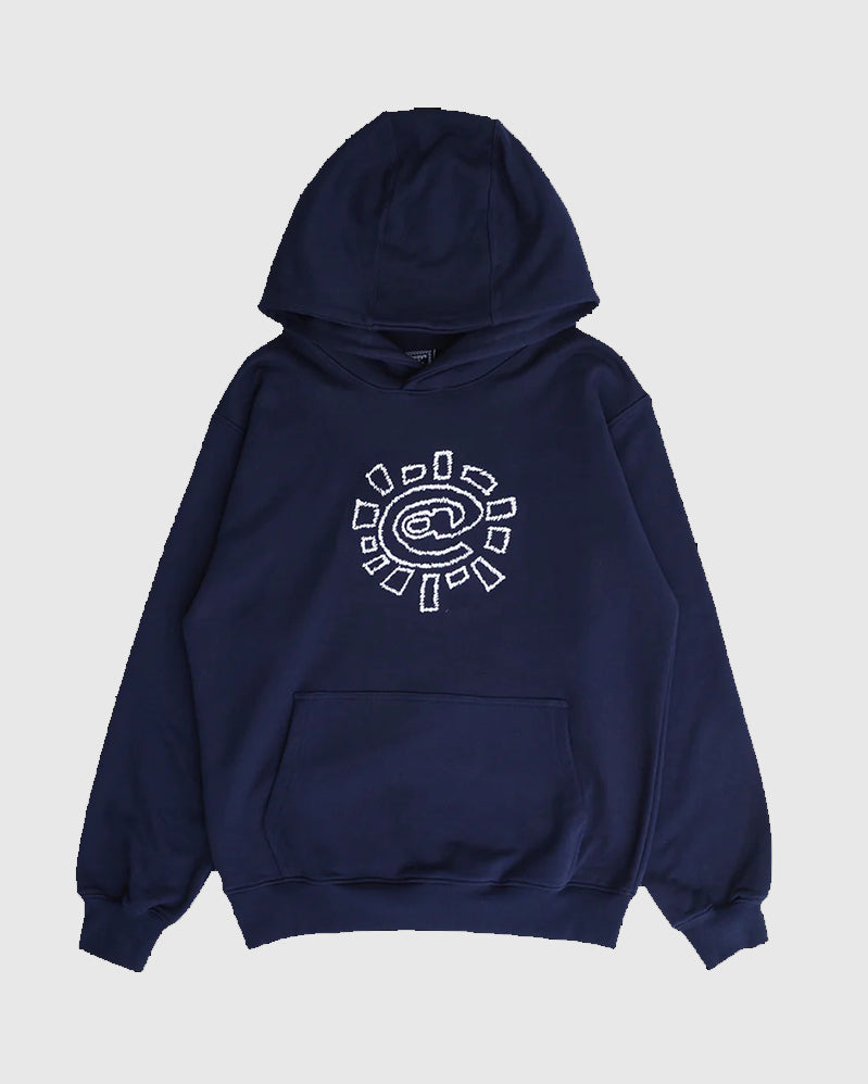 Always Hoodie - Scribble Sun - Navy