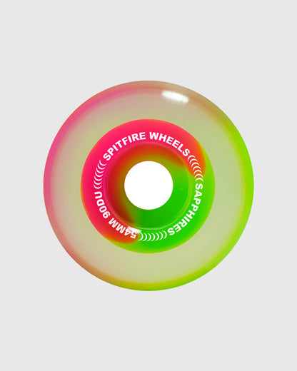 Spitfire Wheels - Saphire 54mm - Neon/Pink/Green