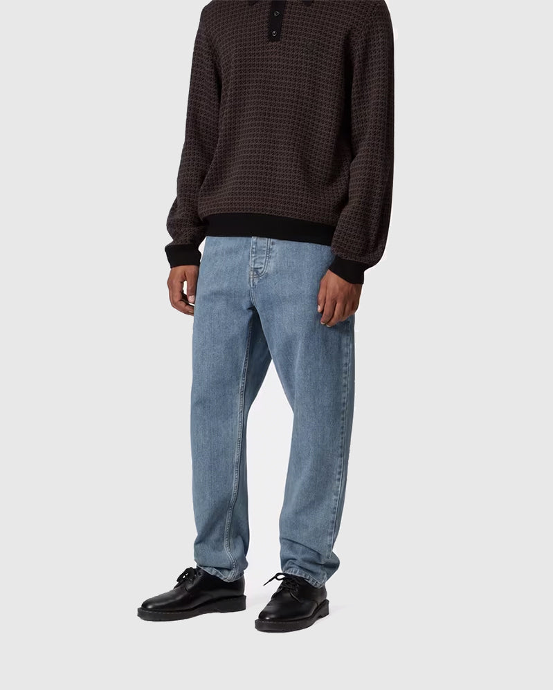 Carhartt WIP Pant - Newel - Blue Stone Bleached