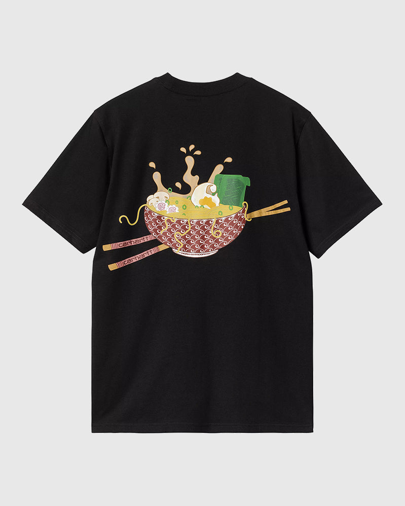 Carhartt WIP Tee - Noodle Soup - Black