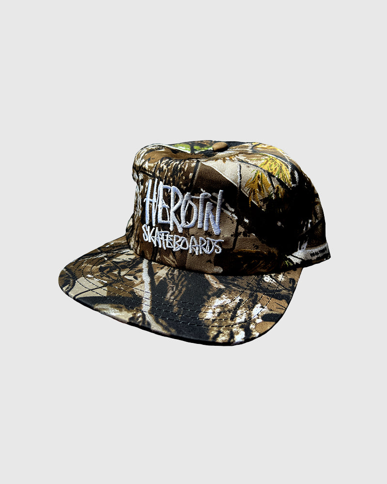 Heroin Casquette - Script Nylon Camo Tree