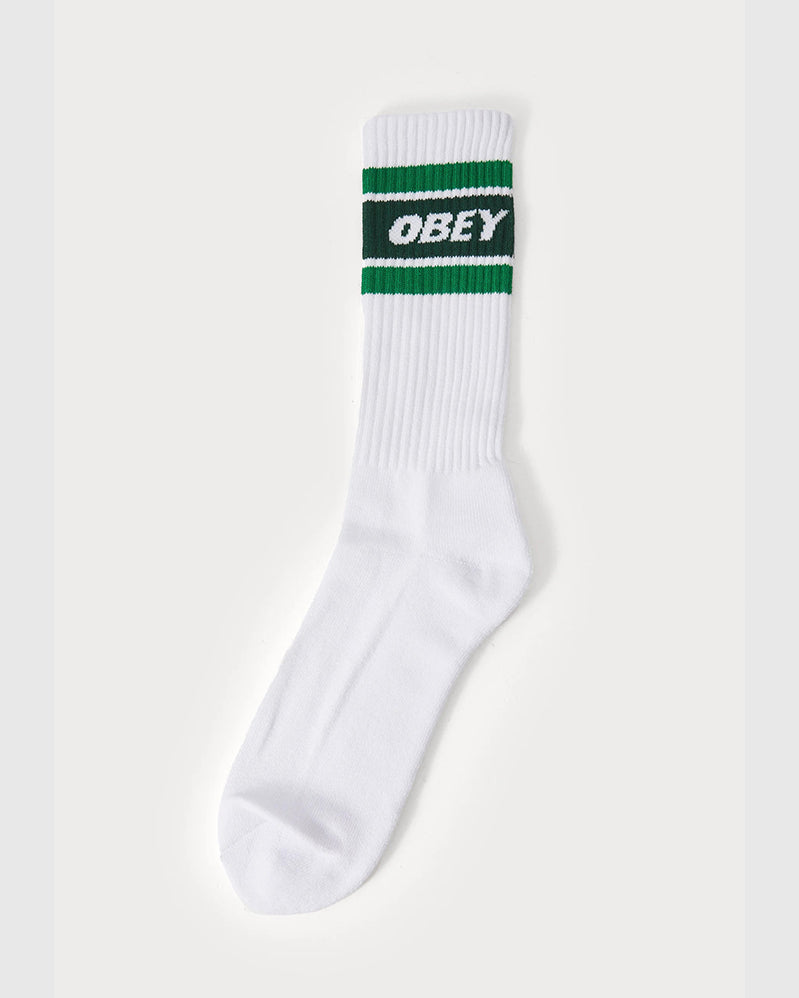 Obey Socks - Cooper II - White / Green