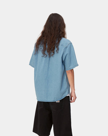 Carhartt WIP chemise - Ody - Blue Stone Bleached