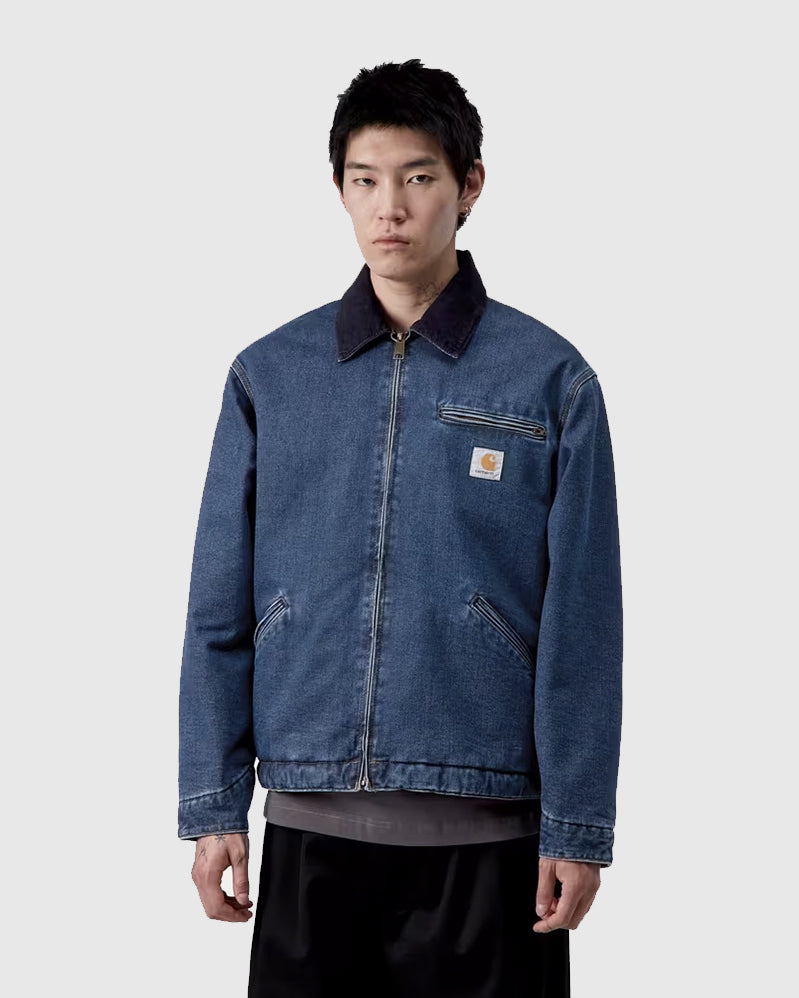 Carhartt WIP Jacket - OG Detroit Denim - Dark Navy/Stone Washed