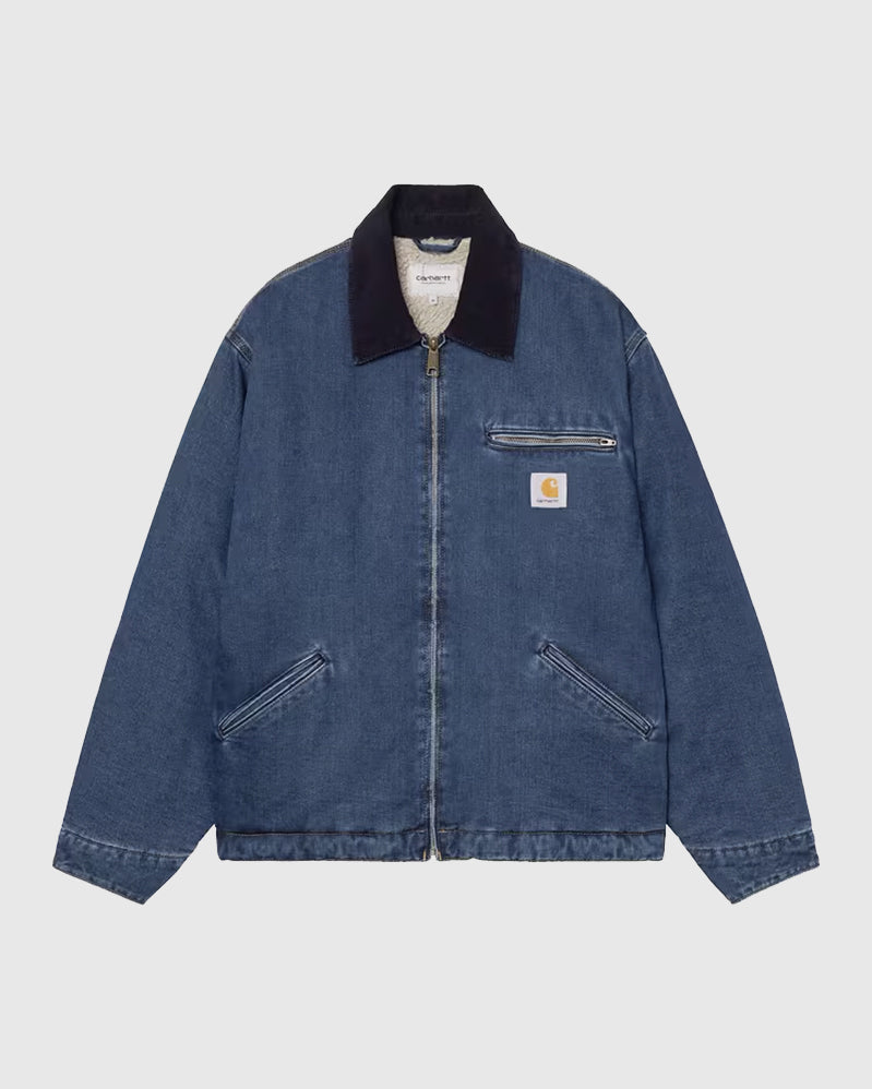 Carhartt WIP Jacket - OG Detroit Denim - Dark Navy/Stone Washed