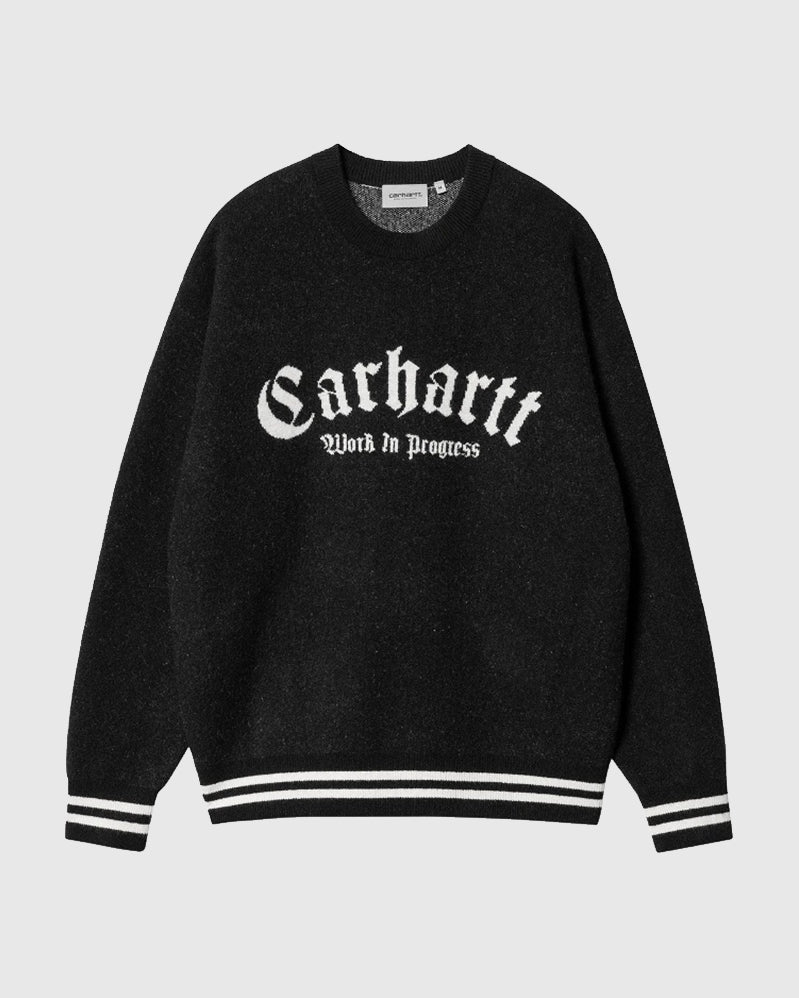 carhartt wip sweater onyx black /wax