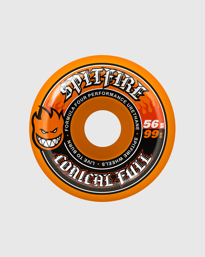 Spitfire Wheels - Conical Full Orange - 56mm