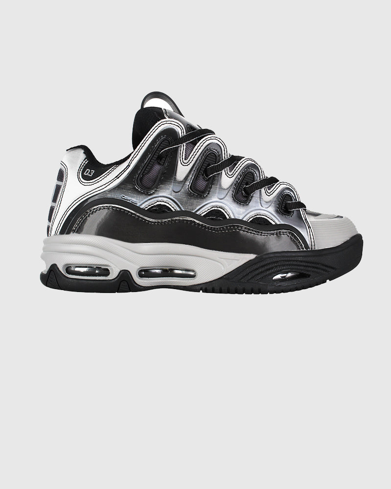 Osiris Shoes - D3 2001 - Silver/Black/Holo