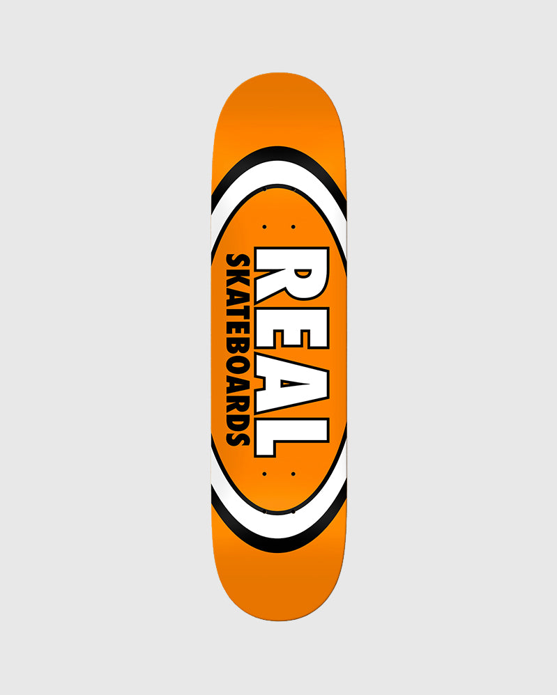 Real Board - Team Classic Oval Orange - 7.5&quot;