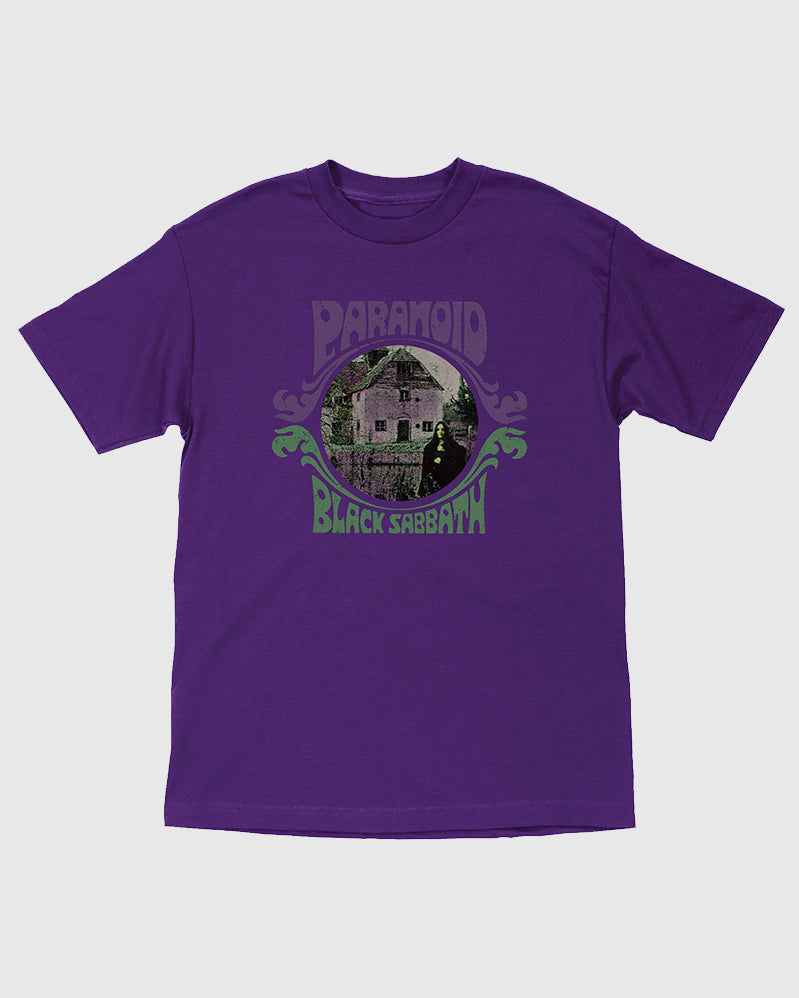 OJ Wheels Tee - Black Sabbath Paranoid Witch - Purple