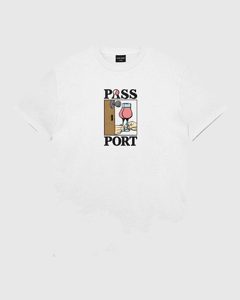 Pass-Port Tee - What U Think U Saw - White