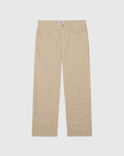 Obey Pant - Classic Baggy Stripe Denim - Pelican