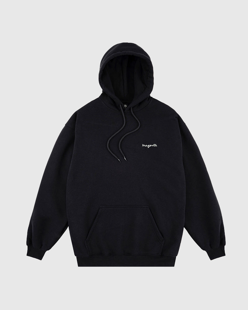 Magenta Hoodie - Pomme - Black