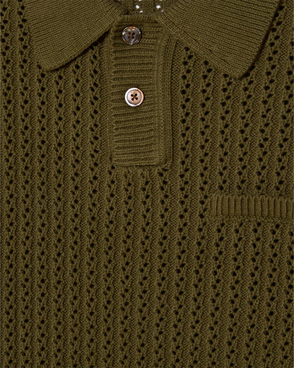 Obey Sweater - Duane Polo - Tea Leaf