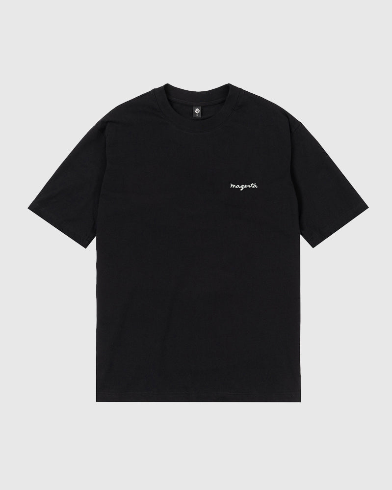 Magenta Tee - Pomme - Black