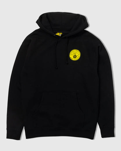 Krooked Hoodie - KR X QS Snackman - Black